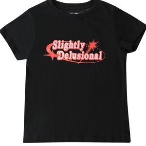 Chemistry Black Slightly Delusional Graphic Women’s Humor T-Shirt